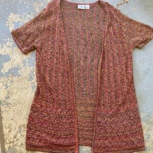 Women's Cato's Plus Short Sleeve Cardigan